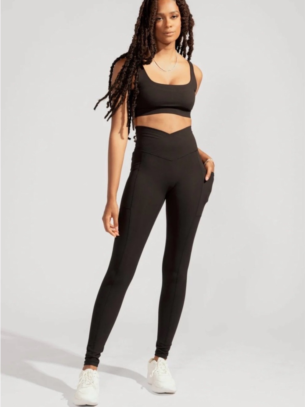 Popflex Crisscross Hourglass Leggings with pockets